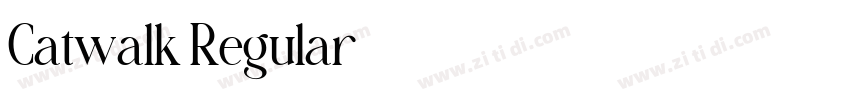 Catwalk Regular字体转换 Catwalk Regular字体转换